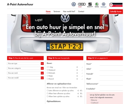 A-Point Autoverhuur Logo