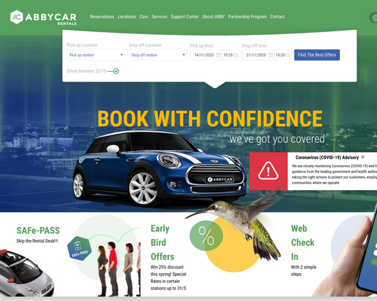 Abby Car Rental Logo