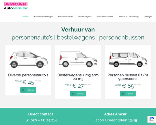 Amcar Autoverhuur Logo