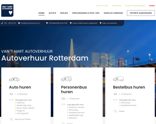 Autoverhuur Van 't Hart Logo