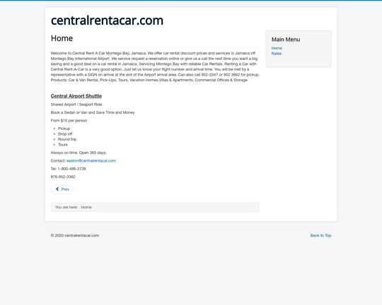 Central Rent A Car Logo