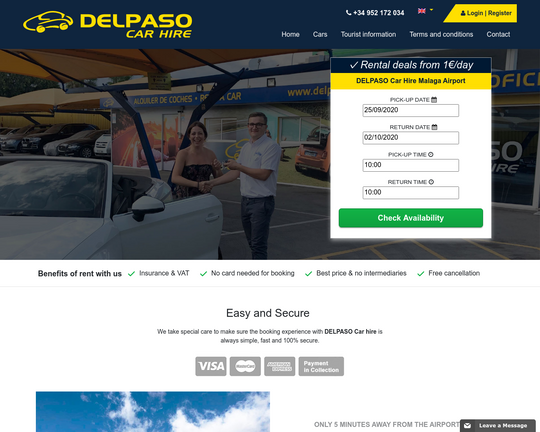 Delpaso Car Hire Logo
