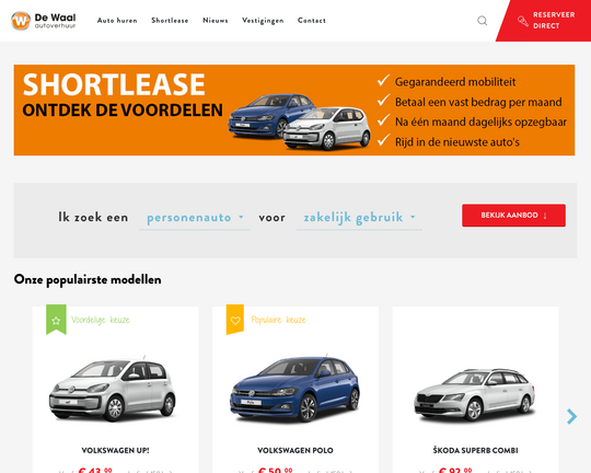 DeWaalAutoverhuur Logo