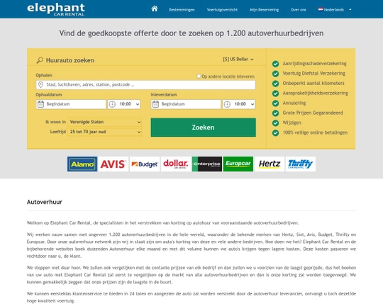 Elephant Car Rental Logo