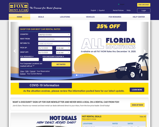 Fox Rent-a-Car Logo