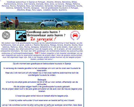 Goedkope Autoverhuur Spanje Logo