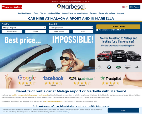 Marbesol Autoverhuur Logo