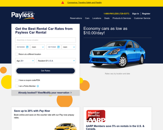 Payless Car Rental Logo