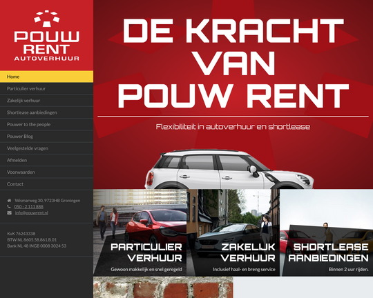 Pouw Rent Groningen Autoverhuur Logo