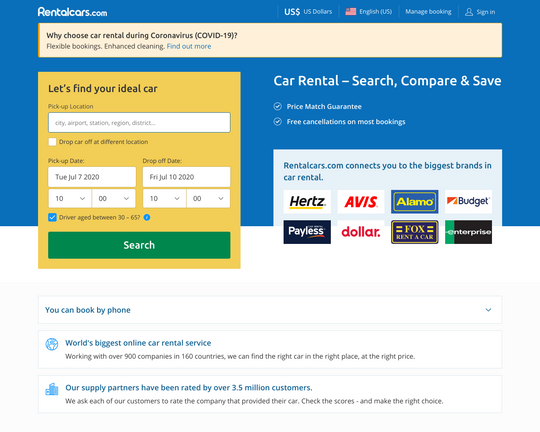 RentalCars Logo