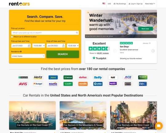 RentCars.com Logo
