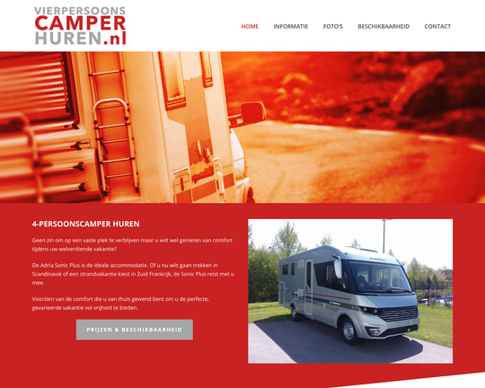 Vierpersoonscamper huren Logo